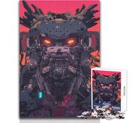 Rompecabezas para Adultos de 1000 Piezas con Retrato de Robot ciberpunk, Juego Educativo, Regalo de cumpleaños, Regalo de Amigo Secreto, tamaño 50x75cm