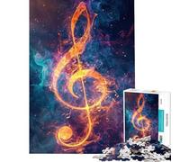 Rompecabezas para Adultos de 1000 Piezas con símbolo de Clave cósmica Ayuda a ejercitar el Cerebro Actividades Familiares Juego Educativo para Mayores de 14 años (38x52cm)