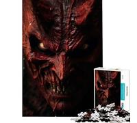Rompecabezas para Adultos de 1000 Piezas con temática cinematográfica del Diablo Juego práctico Juguete Intelectual Regalo para Hombres y Mujeres Ideal para aliviar el estrés (tamaño 38x52cm)