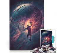 Rompecabezas para Adultos de 1000 Piezas con temática de Baloncesto, Coloridos, Ideales para armar, mejoran la Memoria y Son un excelente Regalo para Toda la Familia 38x26cm