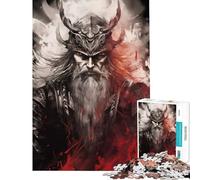 Rompecabezas para Adultos de 1000 Piezas con temática de la mitología nórdica Rompecabezas de 1000 Piezas para armar en Familia Una Obra de Arte Un Juego desafiante y Divertido para Toda la Familia