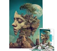 Rompecabezas para Adultos de 1000 Piezas con temática de la Naturaleza Ayuda a ejercitar el Cerebro Decoración de Pared Juguetes antiestrés para Mayores de 14 años Juego de Rompecabezas 38x26cm