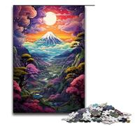 Rompecabezas para Adultos de 1000 Piezas con un Hermoso y Colorido Paisaje japonés Ayuda a ejercitar el Cerebro Juguetes adictivos para Cultivar la Paciencia 1000 Piezas (75 x 50 cm)