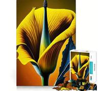 Rompecabezas para Adultos de 1000 Piezas,con una Hermosa Flor Grande y Piezas de Corte Limpio Juguete Divertido para divertirse y Pasar el Tiempo Libre Decoración navideña Regalo (38x26cm)