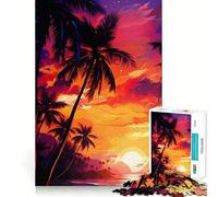 Rompecabezas para Adultos de 1000 Piezas con una Hermosa Vista y Puesta de Sol Diseño Premium con Bordes artísticos Rompecabezas de lógica para Jugar en Momentos de Ocio para exhibir en Navidad