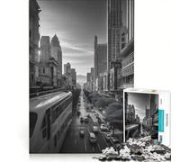 Rompecabezas para Adultos de 1000 Piezas con una increíble Escena callejera, un Juego de ingenio y un desafío exigente Regalos para Amigos y Familiares 50x75cm
