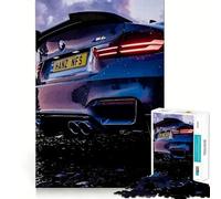 Rompecabezas para Adultos de 1000 Piezas con Vista Trasera del BMW M,Juego de Bordes limpios,Juguete de construcción Focus,diversión para Jugar despacio,Regalo de Ocio navideño 38x52cm
