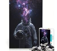 Rompecabezas para Adultos de 1000 Piezas: Conciencia Cósmica ︰ La Mente de un Astronauta, Juego de Acertijos, para Diversión en Familia, Lista de Deseos con Papá Noel 38x52cm