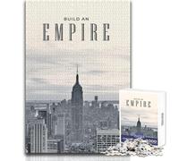 Rompecabezas para Adultos de 1000 Piezas: Construye un Imperio, una Actividad de Ocio Tranquila y Divertida, Juguete Artesanal de Bordes precisos de Primera Calidad, tamaño 38x52cm