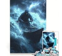Rompecabezas para Adultos de 1000 Piezas contra la tormenta, Juegos Divertidos, Actividades Divertidas en casa, Regalo de cumpleaños, Regalos de Viaje 50x75cm