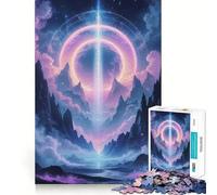 Rompecabezas para Adultos de 1000 Piezas,Convergencia Celestial,Arte de Corte Fino,Juego para estimular la Mente,Tiempo de relajación, (50x75cm)