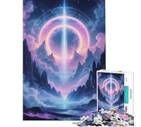 Rompecabezas para Adultos de 1000 Piezas Convergencia Celestial para Juegos educativos y desafiantes Juguete práctico para armar Regalo de cumpleaños (tamaño 50x75cm)