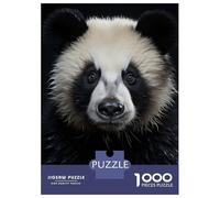 Rompecabezas para Adultos De 1000 Piezas Cool Panda Animal Portrait Rompecabezas para Adolescentes Juego Familiar Carrera De Velocidad Manual Cumpleaños 52x38cm/1000pcs