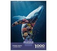 Rompecabezas para Adultos De 1000 Piezas Coral Whale Underwater Rompecabezas para Adultos Juegos Familiares Regalo De Cumpleaños Regalo De Cumpleaños, Regalos, 52x38cm/1000pcs