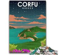 Rompecabezas para Adultos de 1000 Piezas Corfú Enchanted Night, Juegos educativos, Juguetes de Bricolaje, Toda la Familia (tamaño 50x70cm)