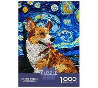 Rompecabezas para Adultos De 1000 Piezas Corgi Dog Bead Art Rompecabezas para Adultos Juego Familiar Pero Divertido Y Humorístico Cumpleaños 70x50cm/1000pcs