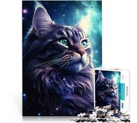 Rompecabezas para adultos de 1000 piezas Cosmic Cat Hand Speed Competition deal as gifts for the whole family 50.0 cm x74.9 cm for teenager Age 14 Up