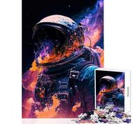 Rompecabezas para Adultos de 1000 Piezas Cosmic Explorer Chronicles Juguetes de Bricolaje Regalo de cumpleaños Juegos de relajación con Piezas Totalmente entrelazadas de Formas aleatorias 38x52cm