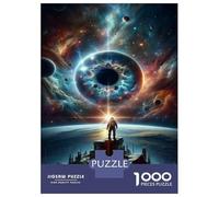 Rompecabezas para Adultos De 1000 Piezas Cosmic Eye Space Poster Rompecabezas para Adultos Juegos Divertidos Pero Divertidos Y Humorísticos Cumpleaños 38x26cm/1000pcs
