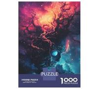 Rompecabezas para Adultos De 1000 Piezas Cosmic Skull Tree Rompecabezas para Adultos Juego Práctico Oferta De Regalo De Cumpleaños como Regalos para Toda La Familia 70x50cm/1000pcs