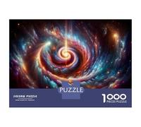 Rompecabezas para Adultos De 1000 Piezas Cosmic Spiral Galaxy Rompecabezas para Adultos Juego De Ingenio Ensamblaje De Patrones Juego Desafiante Regalos 70x50cm/1000pcs