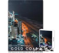 Rompecabezas para Adultos de 1000 Piezas, Costa Dorada, Australia, Hermoso diseño, Juego, decoración Perfecta, Regalo de cumpleaños, tamaño 38x52cm