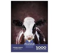Rompecabezas para Adultos De 1000 Piezas Cow Splatter Rompecabezas para Adultos Juguete Decoración De Pared Carrera De Velocidad Manual 70x50cm/1000pcs