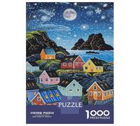 Rompecabezas para Adultos De 1000 Piezas Cozy Coastal Cabin Rompecabezas para Adolescentes Juegos Relajantes Pero Divertidos Y Humorísticos Desafiantes De Completar 52x38cm/1000pcs