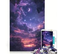 Rompecabezas para Adultos de 1000 Piezas Crepúsculo Estrellado Juegos relajantes Ideales para Pasar el Tiempo en casa un Gran Regalo para los Amantes de los Videojuegos 38x52cm