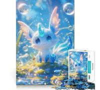 Rompecabezas para Adultos de 1000 Piezas Criatura Azul,Un Bosque mágico,Arte de Corte Fino,Desafío Inteligente,Divertido,Juego para Momentos de Tranquilidad,Regalo de cumpleaños para Aficionados