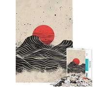 Rompecabezas para Adultos de 1000 Piezas Crimson Tide Rise Ayuda a ejercitar el Cerebro Decoración de Pared Juguetes antiestrés para Mayores de 14 años Juego de Rompecabezas Incluido (38x26cm)