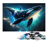 Rompecabezas para Adultos de 1000 Piezas Crónicas de Ballenas espaciales Una Obra de Arte para Adolescentes a Partir de 14 años (38 x 26 cm)