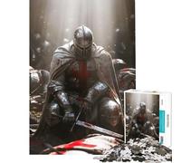 Rompecabezas para Adultos de 1000 Piezas Crónicas de los Cruzados Juego de ingenio Juguetes educativos Regalo de cumpleaños para Mujeres (tamaño 38x26cm)