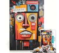 Rompecabezas para Adultos de 1000 Piezas Crónicas del caleidoscopio, rostros Abstractos, Juego práctico, Corte de precisión, Regalos de cumpleaños y únicos 50x75cm