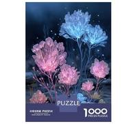 Rompecabezas para Adultos De 1000 Piezas Crystal Flowers in A Mystical Garden Rompecabezas para Adultos Juego De Ingenio Juego Divertido Y Humorístico Juego Desafiante Regalos 70x50cm/1000pcs
