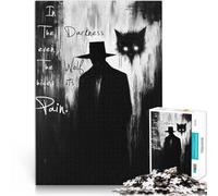 Rompecabezas para Adultos de 1000 Piezas Cuando el Lobo está en Silencio Alivio del estrés Colección de Artistas, Bellas Artes 75x50cm