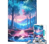 Rompecabezas para Adultos de 1000 Piezas Cuento de Hadas V Juego Educativo desafío Juguete Juegos relajantes Mejora la Memoria Regalo de cumpleaños (tamaño 38x26cm)