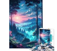 Rompecabezas para Adultos de 1000 Piezas Cuento de Hadas V Rompecabezas de 1000 Piezas Juguetes de decoración para el hogar Regalo de cumpleaños (38x52cm)