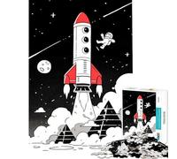 Rompecabezas para Adultos de 1000 Piezas Cuentos Cósmicos un Juego de ingenio análisis y lógica para Mayores de 14 años 38x26cm