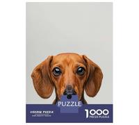 Rompecabezas para Adultos De 1000 Piezas Cute Baby Dachshund Rompecabezas para Adultos Juegos De Relajación Regalo De Cumpleaños Regalos para Reducir El Estrés 52x38cm/1000pcs