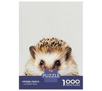 Rompecabezas para Adultos De 1000 Piezas Cute Baby Hedgehog Rompecabezas Juguetes Antiestrés, Divertidos Y Humorísticos Regalos para Reducir El Estrés 70x50cm/1000pcs