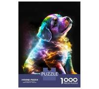 Rompecabezas para Adultos De 1000 Piezas Cute Galaxy Puppy Rompecabezas para Adultos Juegos Familiares Mejora La Memoria Desafío Educativo 52x38cm/1000pcs