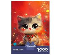 Rompecabezas para Adultos De 1000 Piezas Cute Kitty Charm-1 Rompecabezas para Adultos Juguete Decoración De Pared Carrera De Velocidad Manual 38x26cm/1000pcs