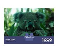 Rompecabezas para Adultos De 1000 Piezas Cute Koala Portrait in Natural Habitat Rompecabezas para Adultos Juego Práctico Alivia El Estrés Desafío Educativo 52x38cm/1000pcs