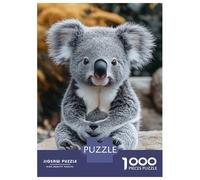 Rompecabezas para Adultos De 1000 Piezas Cute Koala Portrait Rompecabezas para Adultos Juegos Relajantes Desafío Difícil Regalo De Cumpleaños, Regalos, 38x26cm/1000pcs