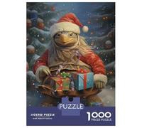 Rompecabezas para Adultos De 1000 Piezas Cute Turtle Xmas Rompecabezas para Adultos Juego Práctico Corte De Precisión 38x26cm/1000pcs