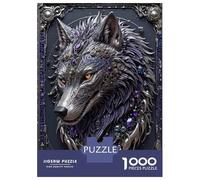 Rompecabezas para Adultos De 1000 Piezas Cyber Wolf King Rompecabezas para Adolescentes Juego Familiar Carrera De Velocidad Manual Cumpleaños 52x38cm/1000pcs
