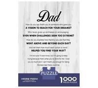 Rompecabezas para Adultos De 1000 Piezas Dad Motivational Quotes Rompecabezas para Adolescentes Juego Familiar Carrera De Velocidad Manual Cumpleaños 70x50cm/1000pcs