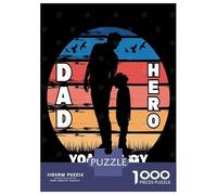 Rompecabezas para Adultos De 1000 Piezas Dad You Are My Hero Rompecabezas para Adultos Juego Familiar Pero Divertido Y Humorístico Cumpleaños 38x26cm/1000pcs