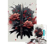 Rompecabezas para Adultos de 1000 Piezas Daga Antigua Juego Educativo desafío Juguete Interactivo antiestrés Regalo Divertido (tamaño 38x52cm)